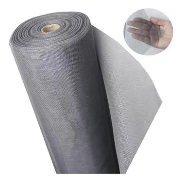 Imagem de Rolo De Tela Mosquiteira Cinza Polietileno 1,50m X 10 Metros - Congrat