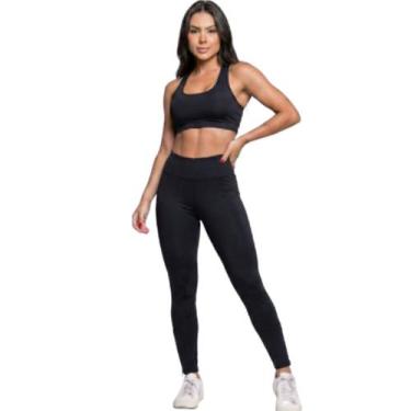Imagem de Calça Legging Montaria Bella Fiore Roupa Para Academia Treino Musculaç