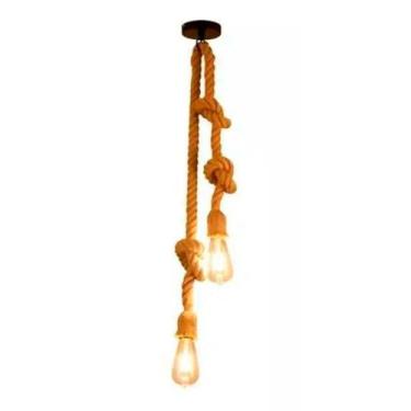 Imagem de Luminária Suspensa Vintage, Luzes Suspensas Rústicas, Soquete De Teto 