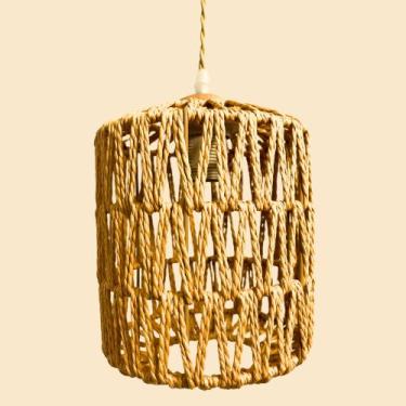 Imagem de Pendente Luminária Madeira Rustico Madeira Bambu Natural Gili 17 - gmh