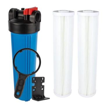 Imagem de Filtro Big Blue 20'' Chave E Suporte Com 2 Refil Plissado - Royal B&B