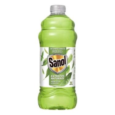 Imagem de Desinfetante sanol extratos naturais hortela e salvia 2litros 2017