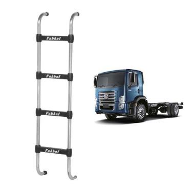 Imagem de Escada Traseiro p Cabine Volkswagen 4 Degraus 1450mm Cromada - Fabbof