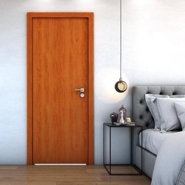 Imagem de Kit 3 Folhas de Porta de Madeira Lisa 210x60cm Espessura 3,5cm Valuchi