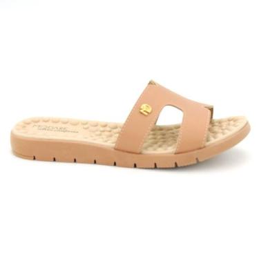 Imagem de Tamanco Modare Original 7162.330 Baixo Anabela Leve Feminino, 36, Nude