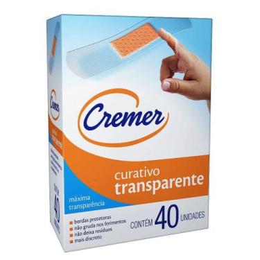 Imagem de CURATIVO CREMER TRANSPARENTE 40 UNIDADES - Ideal para Lesões Superfici
