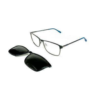 Imagem de Armação De Óculos Speedo Clip On Sp1387 02a Grafite Fosco-Masculino