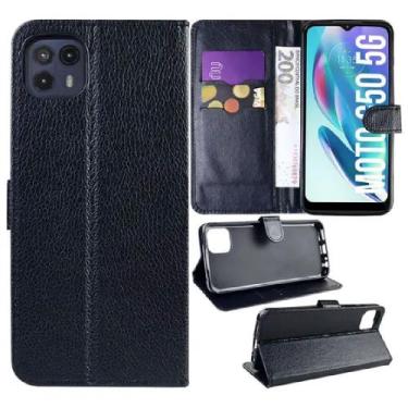 Imagem de Capa Capinha Carteira Moto G50 5G com Porta Cartão - Armyshield