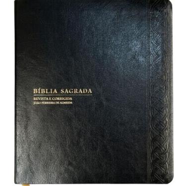 Imagem de Bíblia Sagrada Com Espaço Para Anotações  ARC  Capa Luxo Preta - Publi