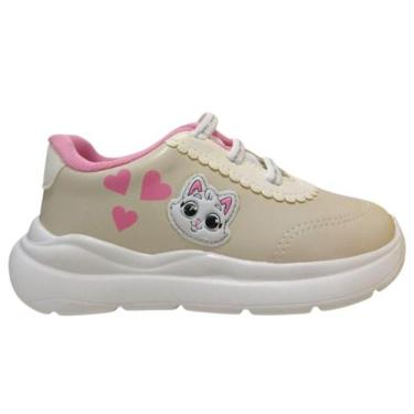 Imagem de Tênis Infantil Molekinha Bebe Branco Off 2738106, 17, Bege