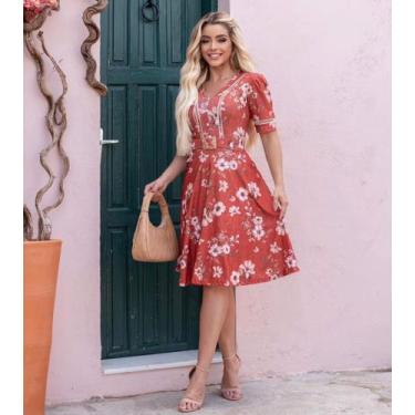 Imagem de Vestido Godê com bolso - Naiara Campos NC