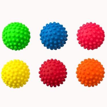 Imagem de Bolas AntiStress Bolinha Cravos Antiestresse Massageadora Fisioterapia