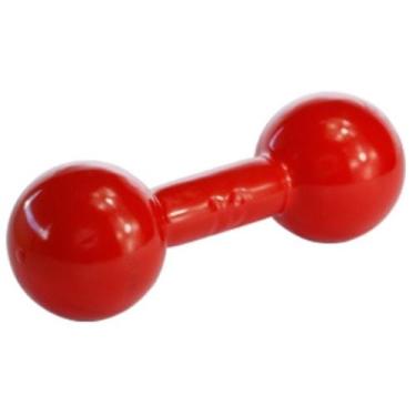 Imagem de Halteres Peso Emborrachado Unibrás 10kg Unidade, Vermelho