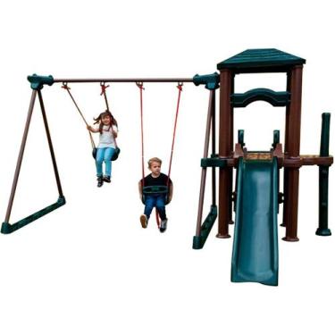 Imagem de Playground Casa da Árvore EcoPlay com Balanço Criança Freso