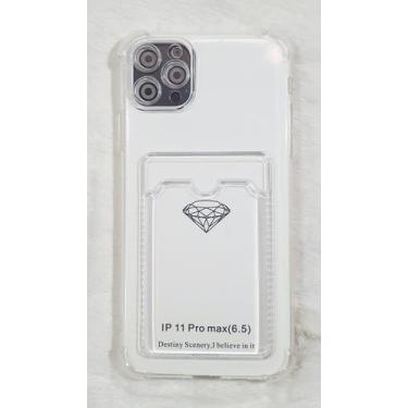 Imagem de Capinha Proteção de Camera e Porta Cartão Compativel com iPhone 11 Pro