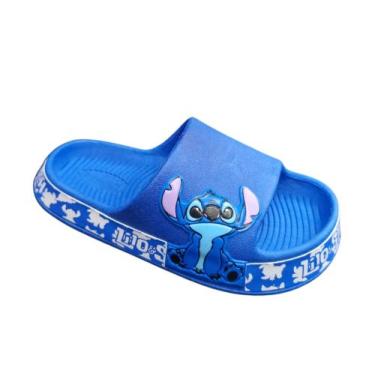 Imagem de Chinelo Nuvem Infantil Masculino Luana Rosa, Lilás, Stitch, 28/29
