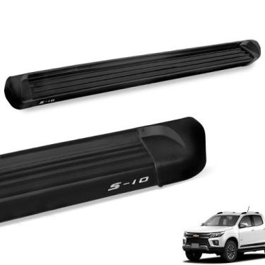 Imagem de Estribo Lateral S10 2012 a 2021 Alumínio Preto Track
