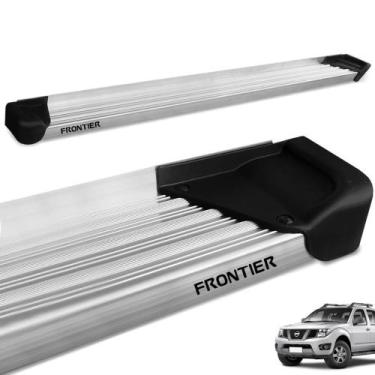 Imagem de Estribo Lateral Frontier 2008 a 2016 CD Aluminio Natural A3 - Gtnox
