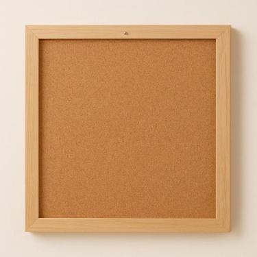 Imagem de Kit Square Lousa Cortiça Quadro Magnético 35x35cm 4UN - Cortiarte