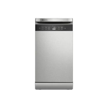 Imagem de Lava Louça de Piso Electrolux LL10X 10 Serviços Inox com Programa Inteligente e Higienizar Compras 110V