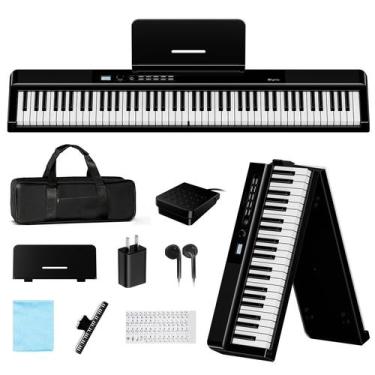Imagem de Piano Teclado Dobrável Rhymo FP88S 88 Teclas Semipesadas