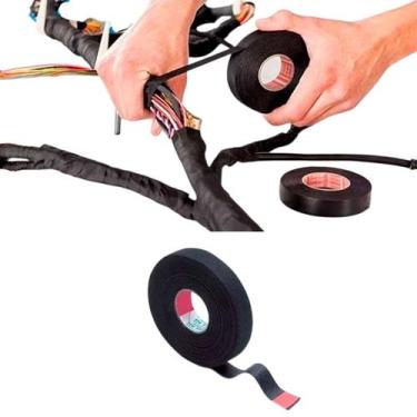 Imagem de Fita Isolante De Tecido Anti-ruido Chicote Automotivo 15 M - termal Ta