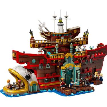 Imagem de Kit de Construção Lego One Piece o Restaurante Flutuante Baratie 75640 com 3402 Peças e 10 Minifiguras