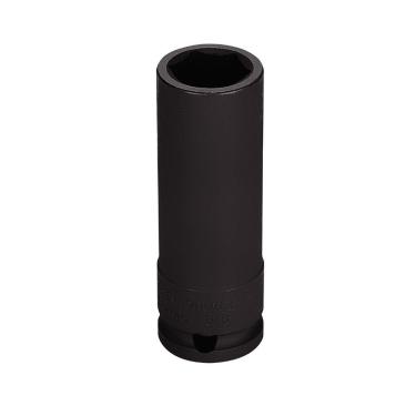 Imagem de Soquete de Impacto Sextavado Longo 15MM Encaixe 3-8'' Aço Cromo Molibdênio Tramontina Pro