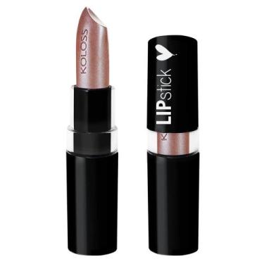 Imagem de Batom Rosê Champagne Cor 121 Chocolak Cintilante Lipstick Koloss 3,5g