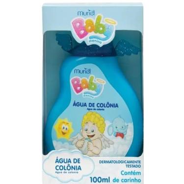 Imagem de Colônia Muriel Baby 100ml Suave e Delicada - Perfume Para Bebês Sem Ál