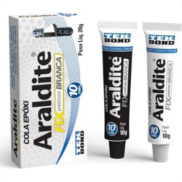 Imagem de Araldite Tekbond Pasta Branco 10 Minutos 20 Gramas - TEK BOND