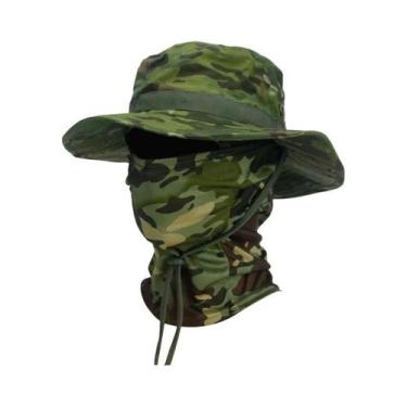 Imagem de Chapéu De Pesca Dobrável Com Proteção Solar Musion Boonie Balaclava Re