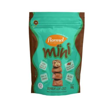 Imagem de Mini Bombom com Coco Zero 60g - Flormel