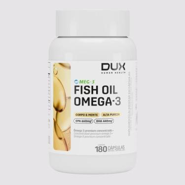 Imagem de Fish Oil Dux Omega-3 180 Cápsulas - Dux Suplementos, Sem Sabor
