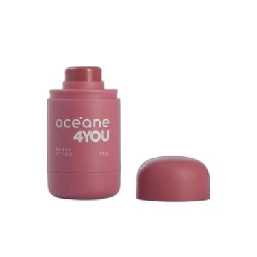 Imagem de Blush em Bastão Rosa Malva - Blush Stick Balloon 4you - OCEANE