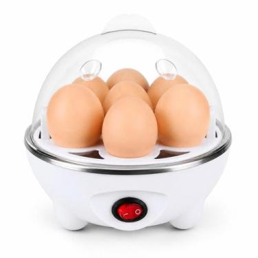 Imagem de Cozedor Aquecedor Portátil para até 7 Ovos Elétrico 220V Prático Cozin