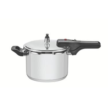 Imagem de Panela de Pressão Brava Aço Inox Fundo Triplo 6L 22CM Tramontina