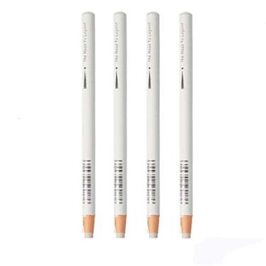 Imagem de Lápis branco de borracha para rasgar à mão com detalhes de alto brilho 4, pode limpar alto brilho