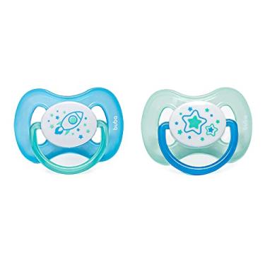 Imagem de Buba Chupeta Comfort Tam.2 Noturna - Kit Foguete, Multicolor