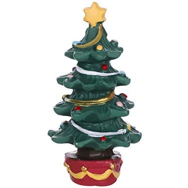 Imagem de Enfeite De Natal Decoração De Árvore De Natal Adorno De Artesanato De Mesa Decoração De Mesa De Natal Decoração De Mesa Em Miniatura Árvore De Natal 2 Pés Adereços Área De Trabalho