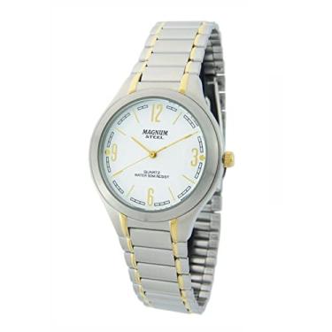 Imagem de Relógio Magnum Masculino Ref: Ma20312b Clássico Bicolor