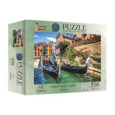 Jogo 3 Quebra Cabeça 1 Veneza, 1 Portugal E 1 Itália Puzzle