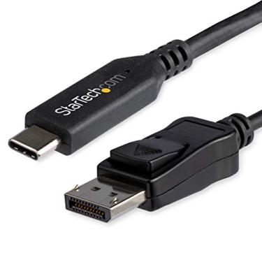 Imagem de StarTech.com Cabo USB C para DisplayPort 1.4 de 1 m - 8K/5K/4K USB Tipo-C para DP 1.4 Alt Mode Conversor adaptador de vídeo - HBR3/HDR/DSC - Cabo de monitor DP 8K 60Hz - USB-C/Thunderbolt