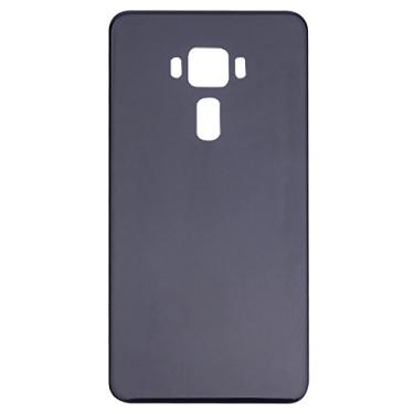 Imagem de LIYONG Peças sobressalentes de reposição para capa de bateria traseira de vidro para ASUS ZenFone 3 / ZE520KL 5,2 polegadas (preto) peças de reparo (cor preta)