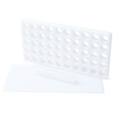 Imagem de Placa Porcionadora De Doces Brigadeiro Beijinho 15g Com 50 Furos Oferta