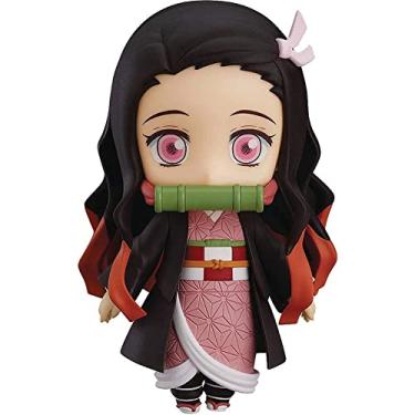 Imagem de Figura De Kamado Nezuko Demon Slayer Series Nendoroid, Boneca MóVel, EstáTua De HeróI De Anime DecoraçãO De Mesa De Computador Presente De Fã De Quadrinhos