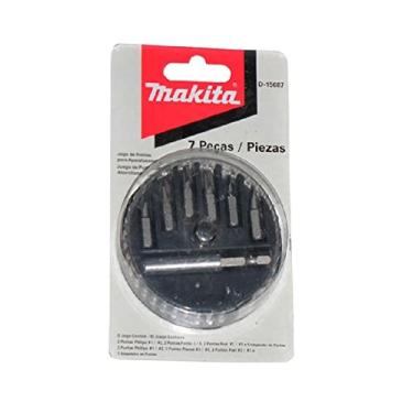 Imagem de Kit 6 Pontas e Porta Bit Magnético D-15687 Makita