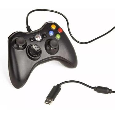 Imagem de Controle Com Fio Para Xbox 360 Slim Joystick Computador E Pc