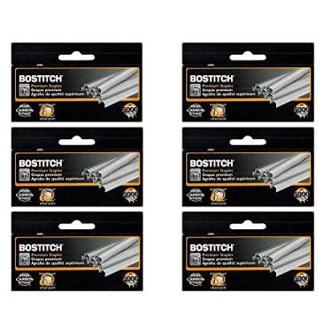 Imagem de Value Pack of 6 Boxes Stanley Bostitch B8 Powercrown Premium 1/4" Staples (Stcrp21151/4) (2-Pack)