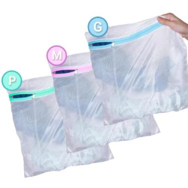 Imagem de New Basic - Kit de Sacos Protetores para Lavagem de Roupas Delicadas (9 unidades)